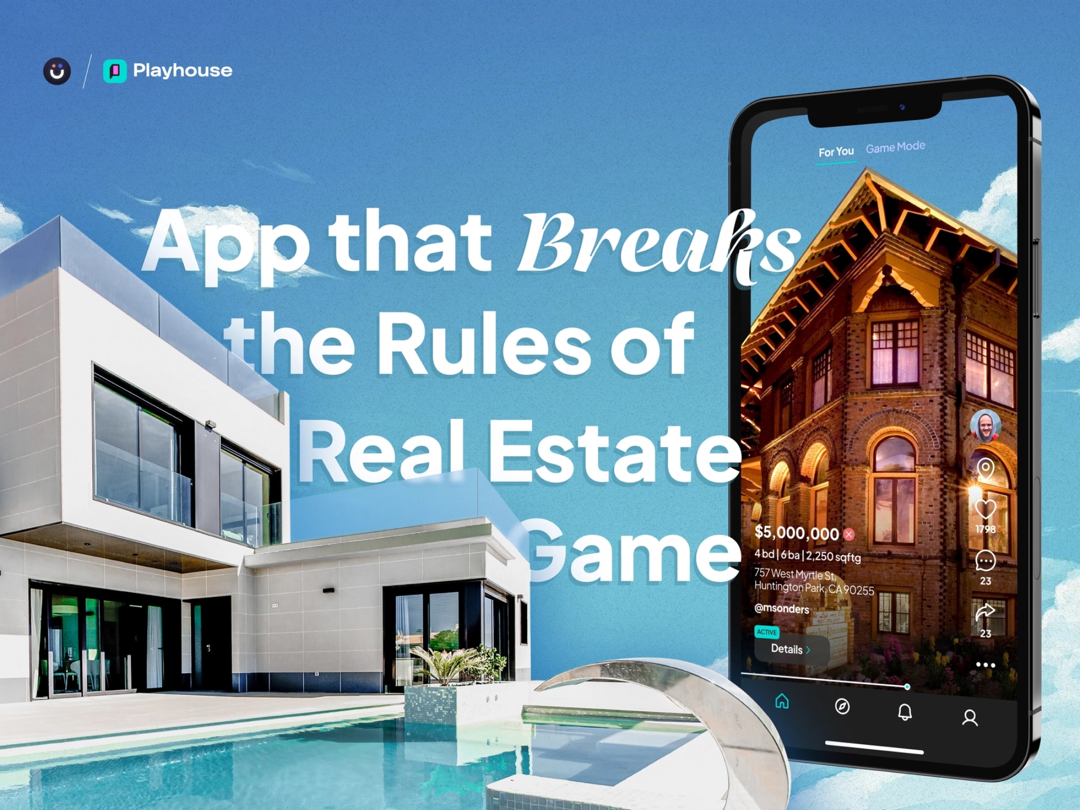 Playhouse Real Estate App